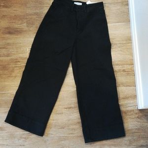Black wide leg pants